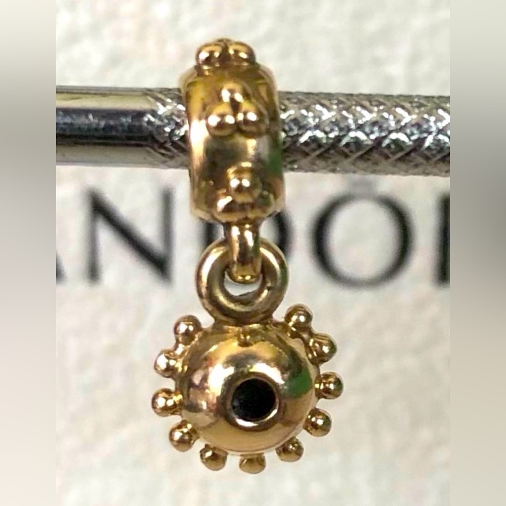 100% Authentic Pandora 14k Solid Gold Bundle (2) … - image 3